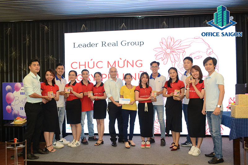 Ngay Phu Nu Viet Nam 2020 va sinh nhat Tong giam doc Leader Real Group