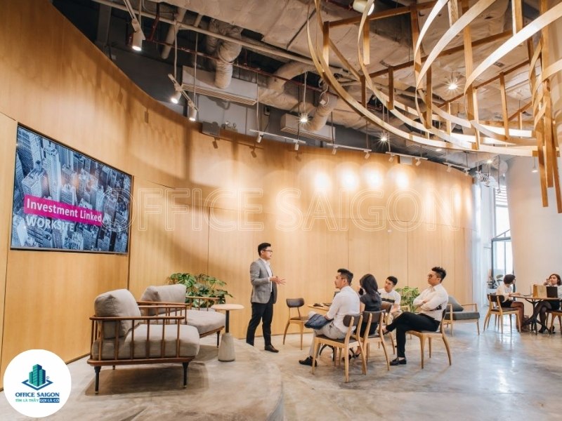 Quán cafe thiết kế mở, sang trọng, cùng khu vực tổ chức sự kiện