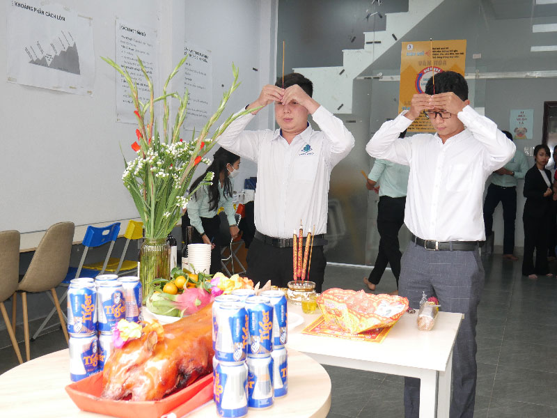 Tân Niên mừng xuân Nhâm Dần mừng 2022 tại Office Saigon