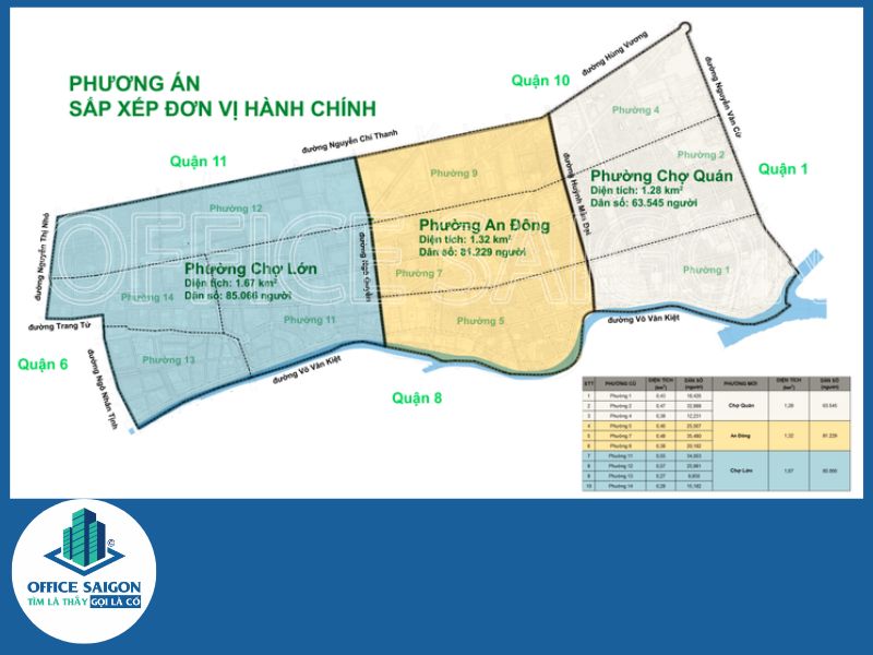 Bản đồ hành chính phường Chợ Quán