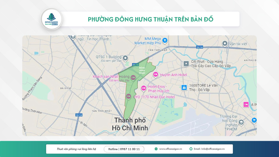bản đồ phường đông hưng thuận quận 12 sau sáp nhập