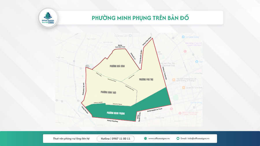 Bản đồ phường Minh Phụng