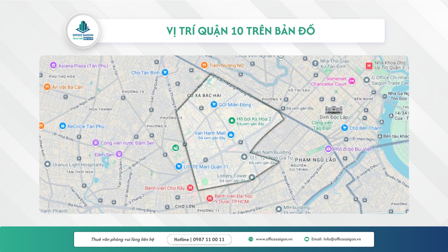 Vị trí chiến lược của quận 10