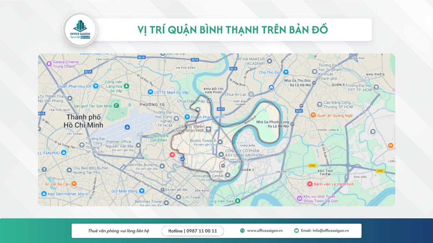 Vị trí chiến lược quận Bình Thạnh