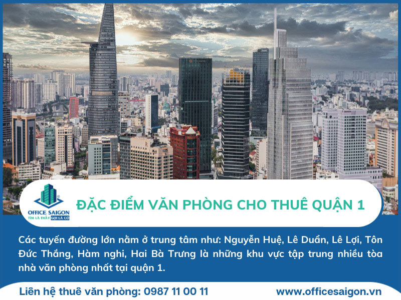 Dac diem van phong cho thue Quan 1