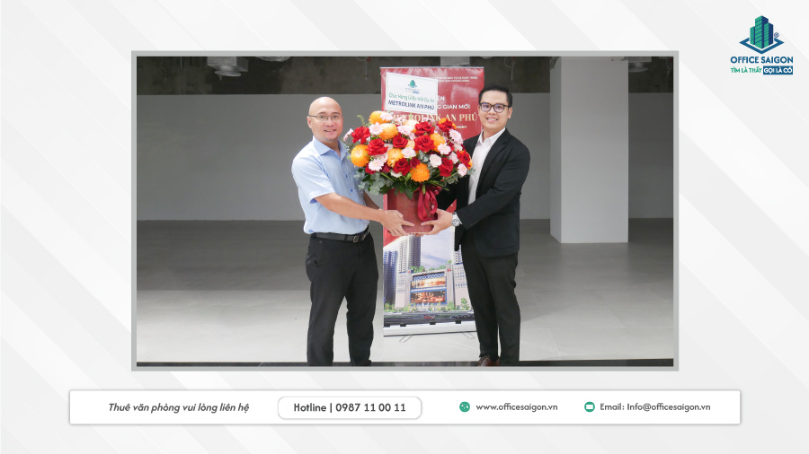 Office Saigon chúc mừng MetroLink ra mắt dự án mới