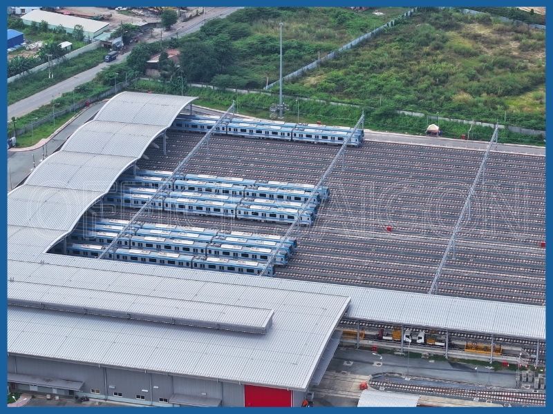 Depot Long Bình của Tuyến Metro số 1 (Bến Thành: Suối Tiên)