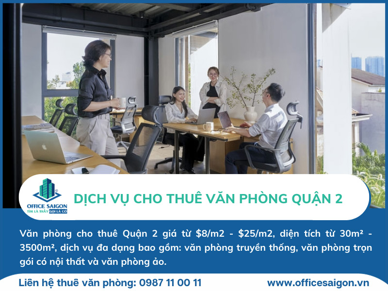 Dich vu cho thue van phong tai Quan 2