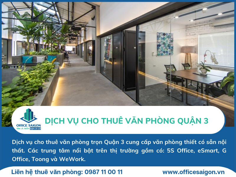 Dich vu cho thue van phong tai Quan 3