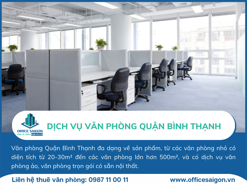 Dich vu cho thue van phong Quan Binh Thanh