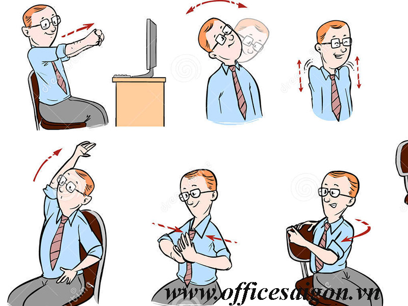 Động tác thể dục tại văn phòng