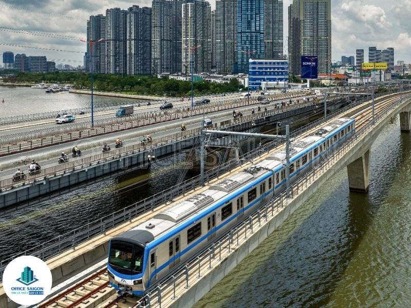 Giá thuê văn phòng gần Metro số 1, TPHCM