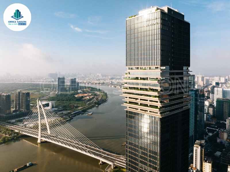 Kiến trúc mặt dựng kính hiện đại của Saigon Marina IFC