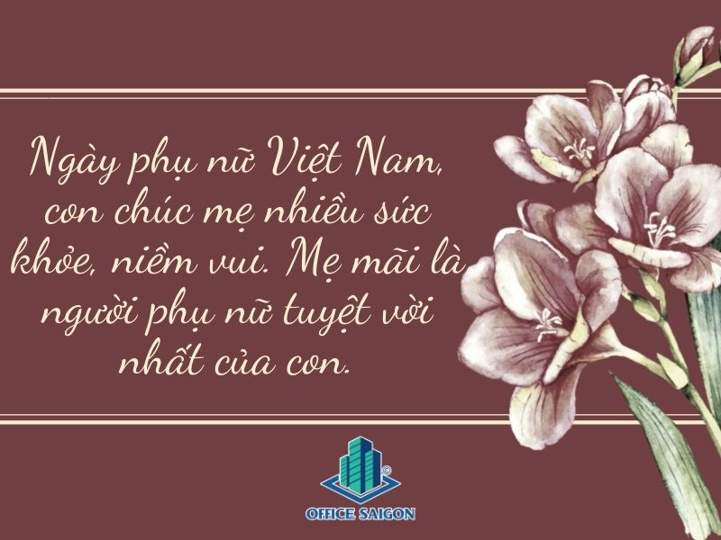 Thiệp chúc mừng Mẹ nhân ngày 20/10