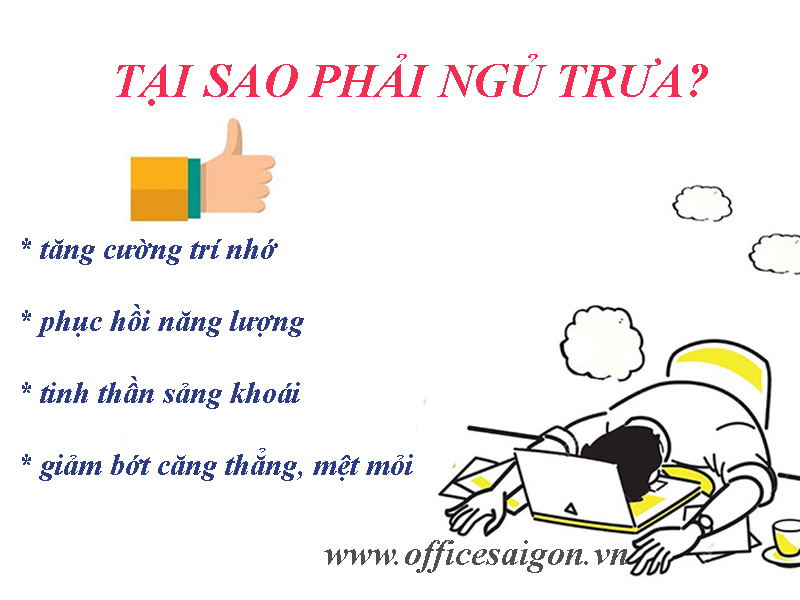 Lợi ích của việc ngủ trưa