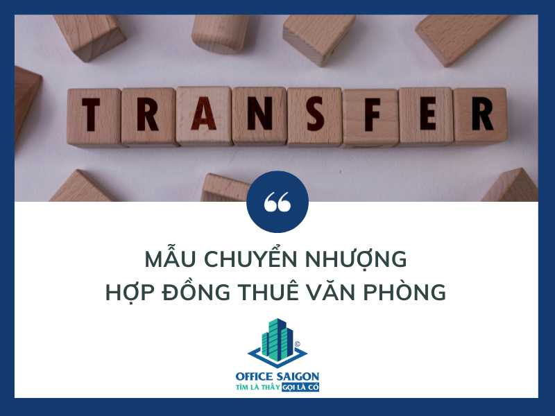 biên bản sang nhượng hợp đồng thuê văn phòng