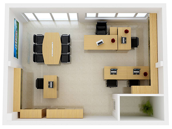 Mẫu văn phòng cho thuê diện tich nhỏ 20-50m2