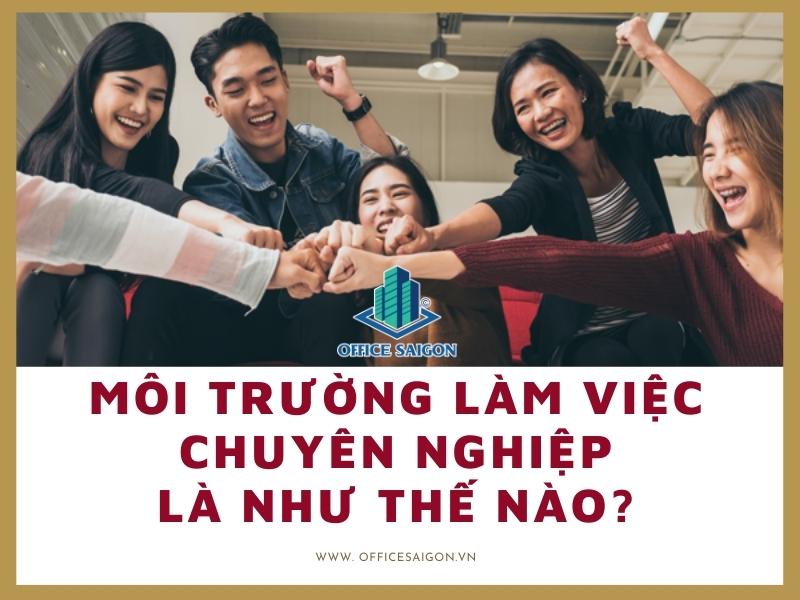 Moi truong lam viec chuyen nghiep la gi?