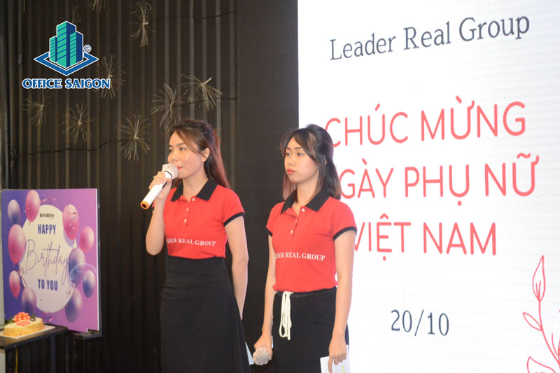 Ngay Phu Nu Viet Nam 2020 va sinh nhat Tong giam doc Leader Real Group