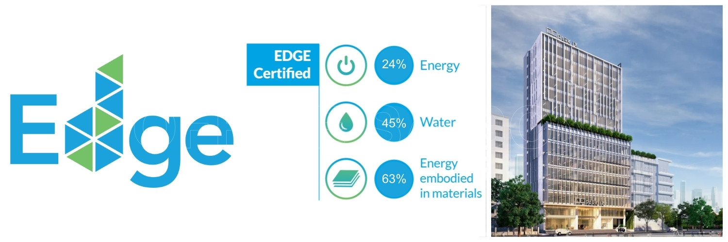 02/2025, Park IX Building đạt chứng nhận Công Trình Xanh EDGE