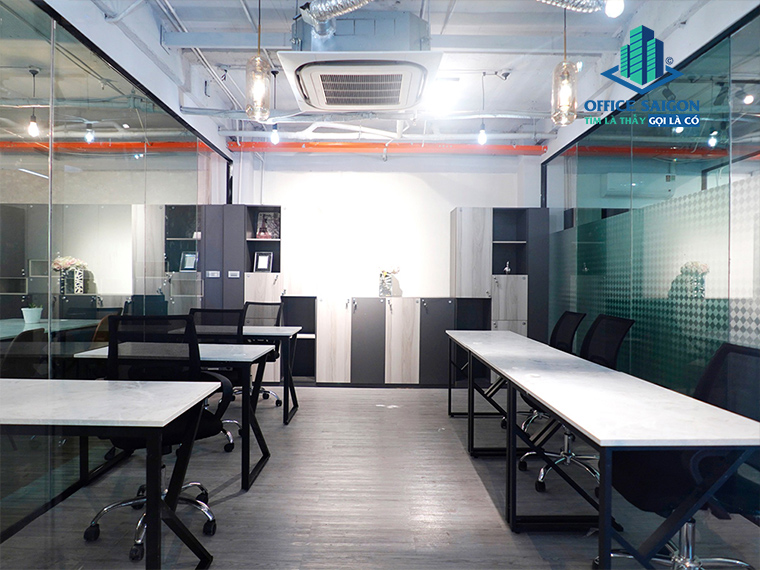 Văn phòng làm việc đầy đủ nội thất tại Yes Office Nguyễn Huệ Quận 1