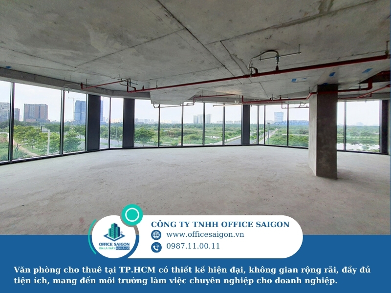 Ảnh diện tích sàn trống đang cho thuê tại TPHCM