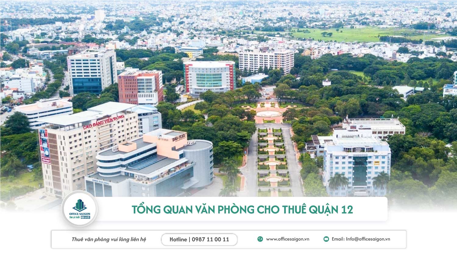 cho thue van phong quan 12