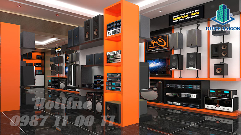 Thiết kế thi công nội thất showroom