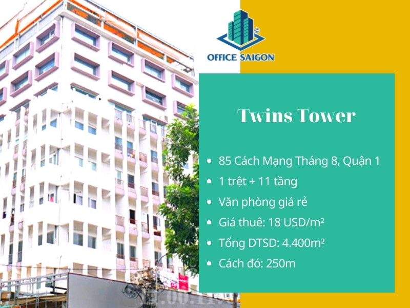 ​ Thông tin tổng quan cao ốc Twins Tower