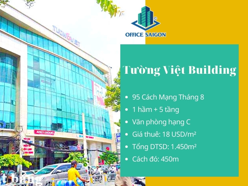 Thông tin tổng quan cao ốc Tường Việt Building