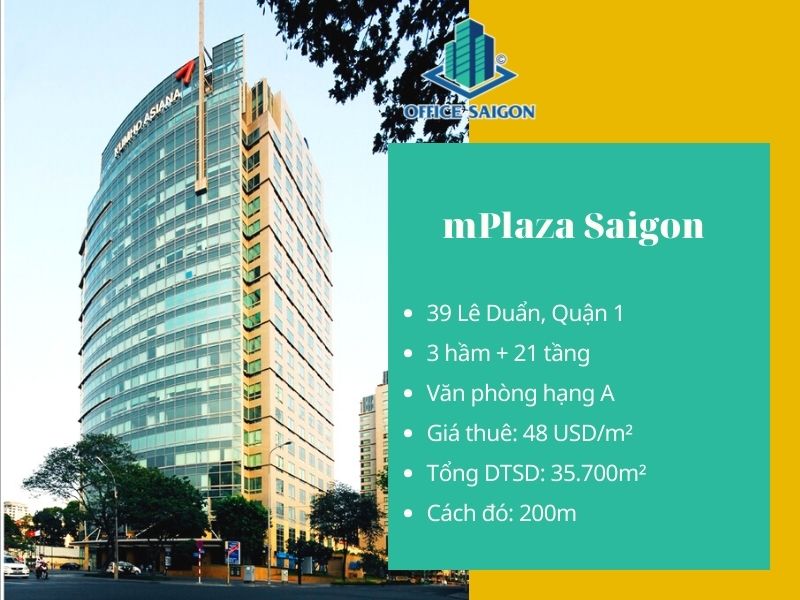Thông tin tổng quan của cao ốc mPlaza Saigon