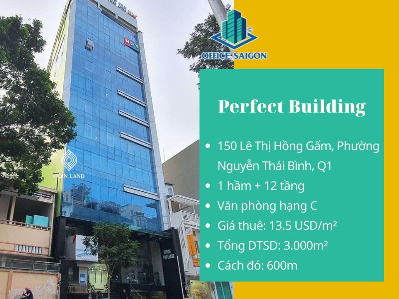 Thông tin tổng quan cao ốc Perfect Building.