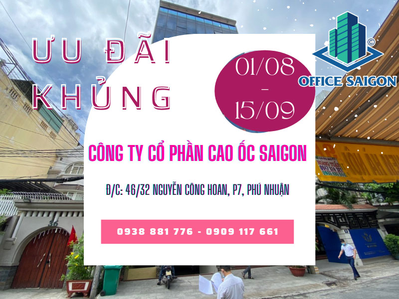 Thuê văn phòng giá tốt gần sân bay