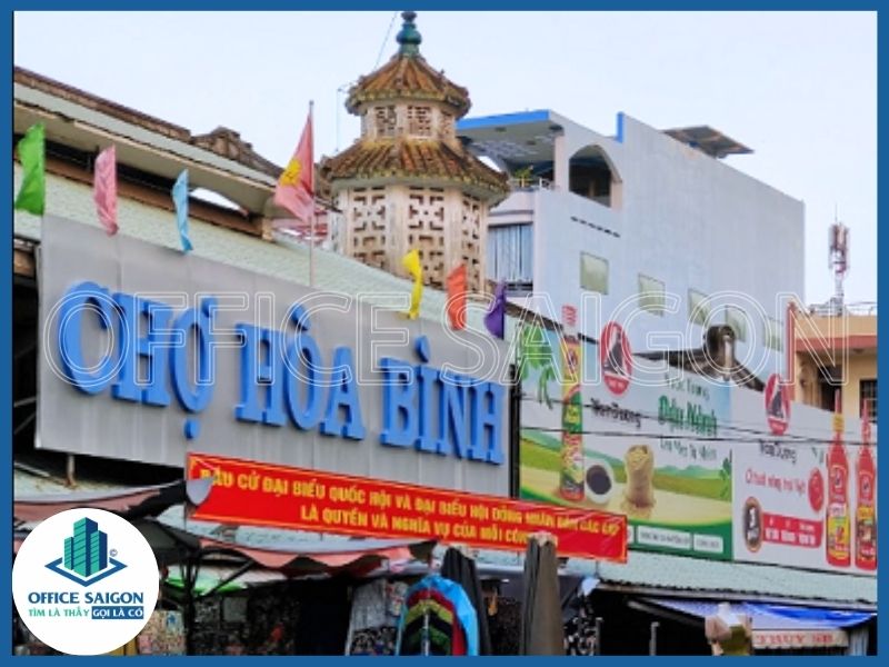 chợ Hòa Bình phường Chợ Quán