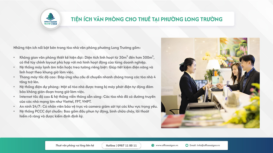 tien ich ben trong toa nha van phong