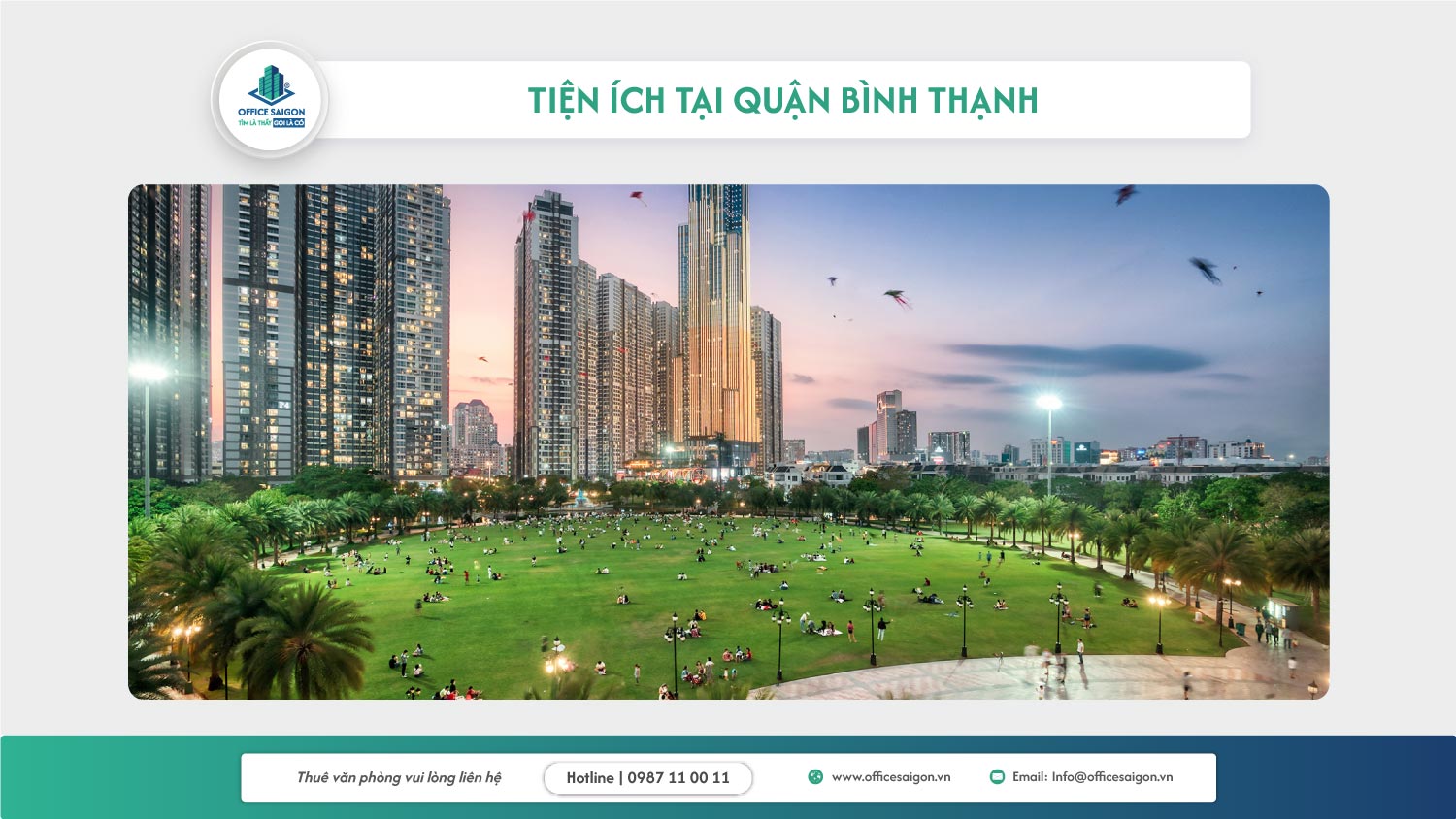 Công viên Vinhomes Central Park - Bình Thạnh