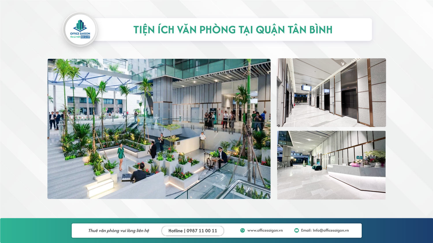 Tiện ích văn phòng tại quận Tân Bình