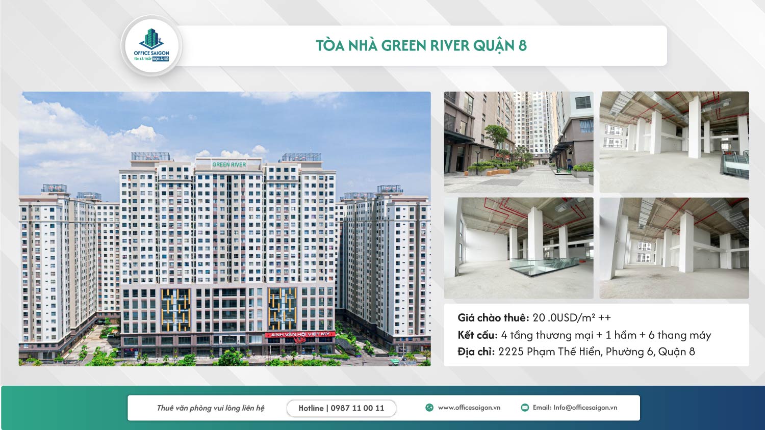 van phong cho thue quan 8 - toa nha tieu bieu