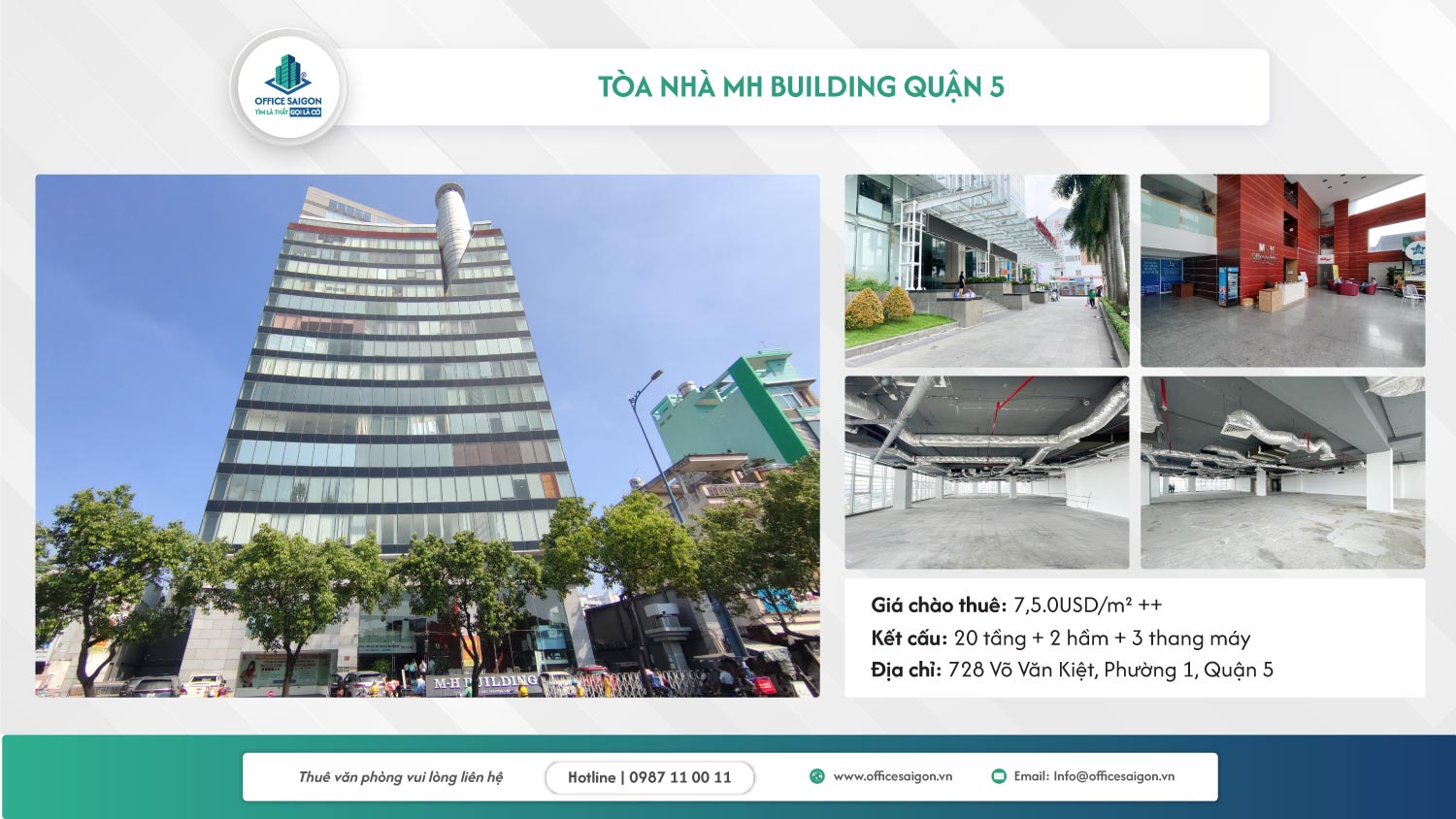 toa nha van phong mh building