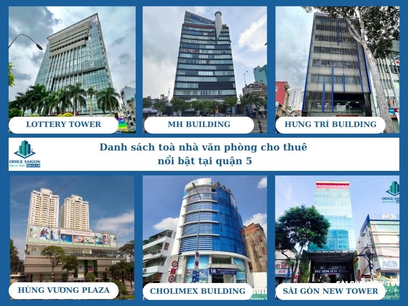 Cung và cầu văn phòng cho thuê quận 5