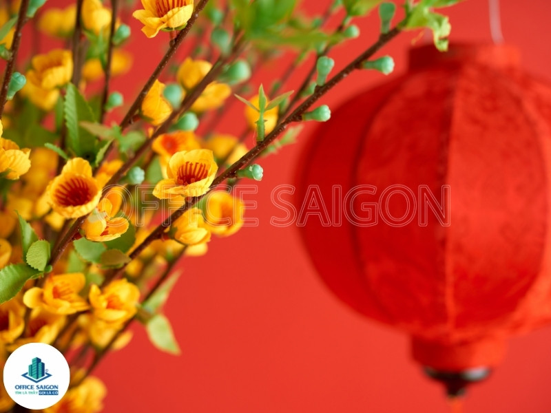 Ý tưởng trang trí Tết văn phòng 2025 đẹp & siêu đơn giản