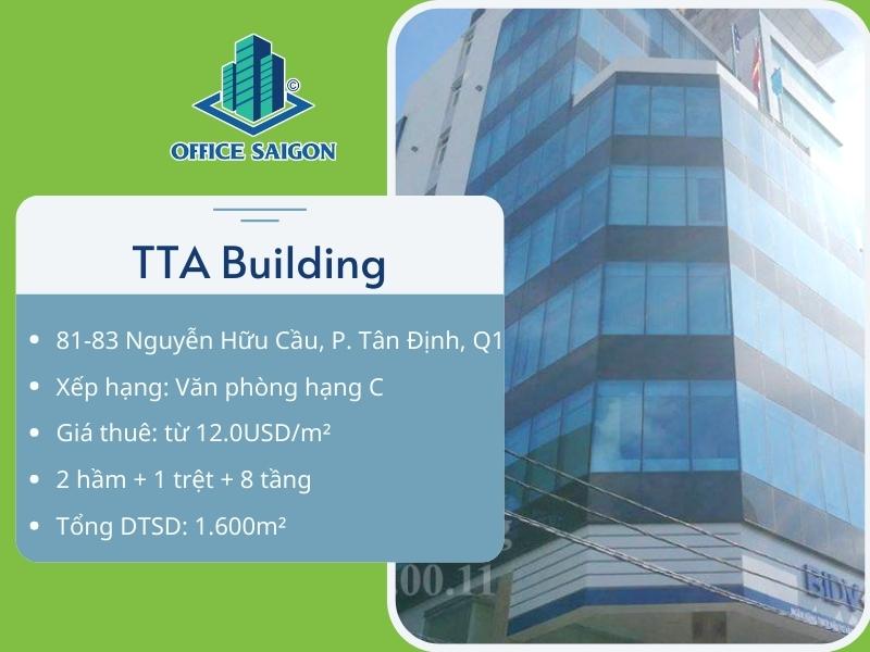 Văn phòng cho thuê Quận 1 TTA Building