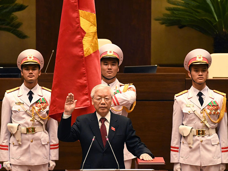 Chủ tịch nước tuyên thệ nhậm chức 2018