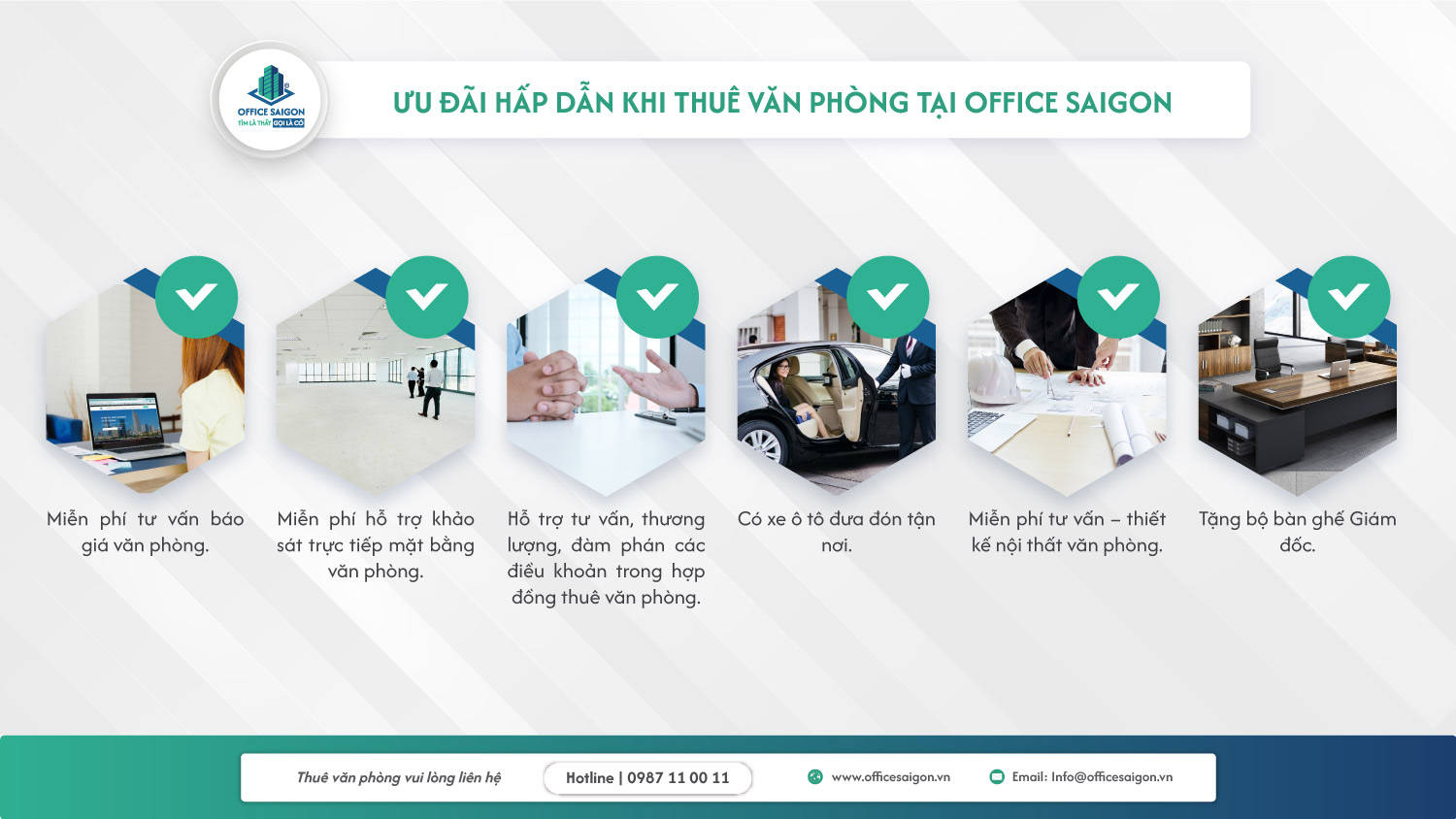 Ưu đãi hấp dẫn khi thuê văn phòng tại Office Saigon