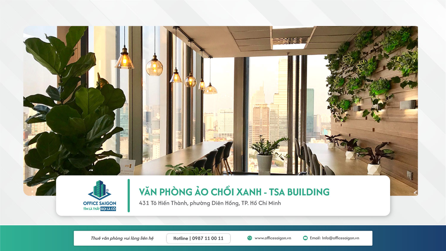 van phong ao phuong dien hong choi xanh