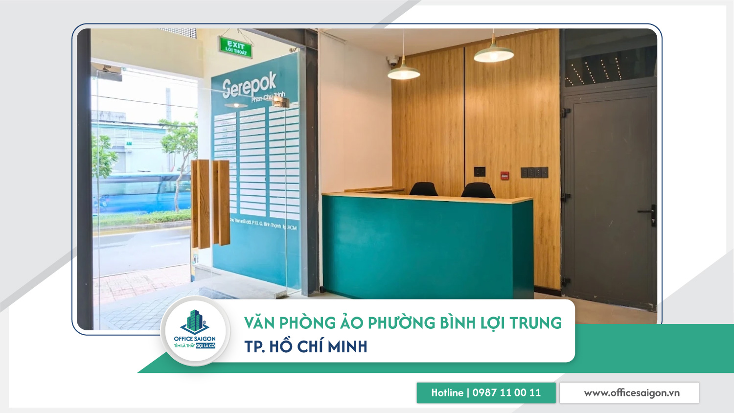 cho thue van phong ao tai phuong binh loi trung