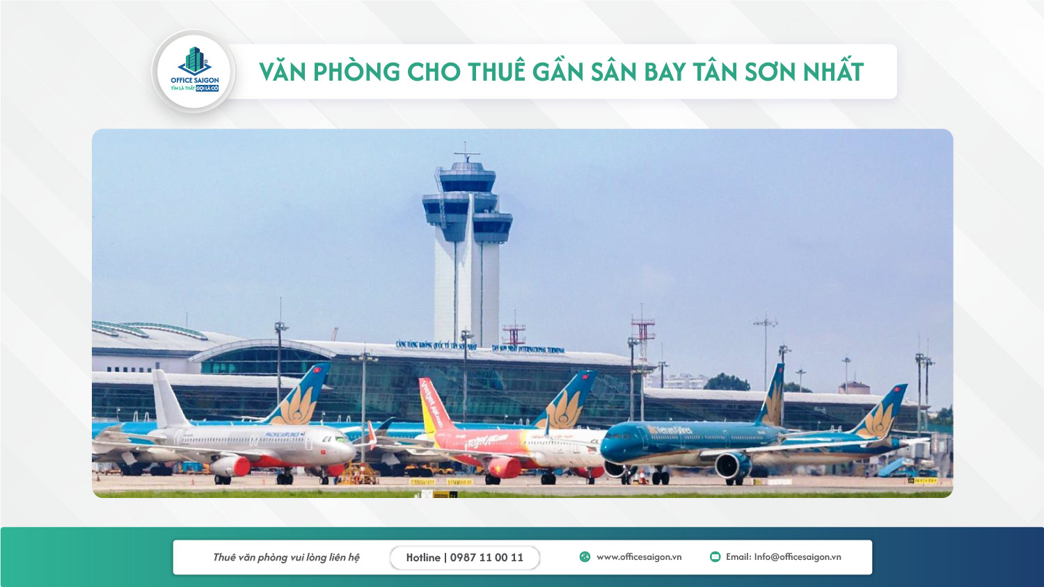 văn phòng cho thuê gần sân bay Tân Sơn Nhất