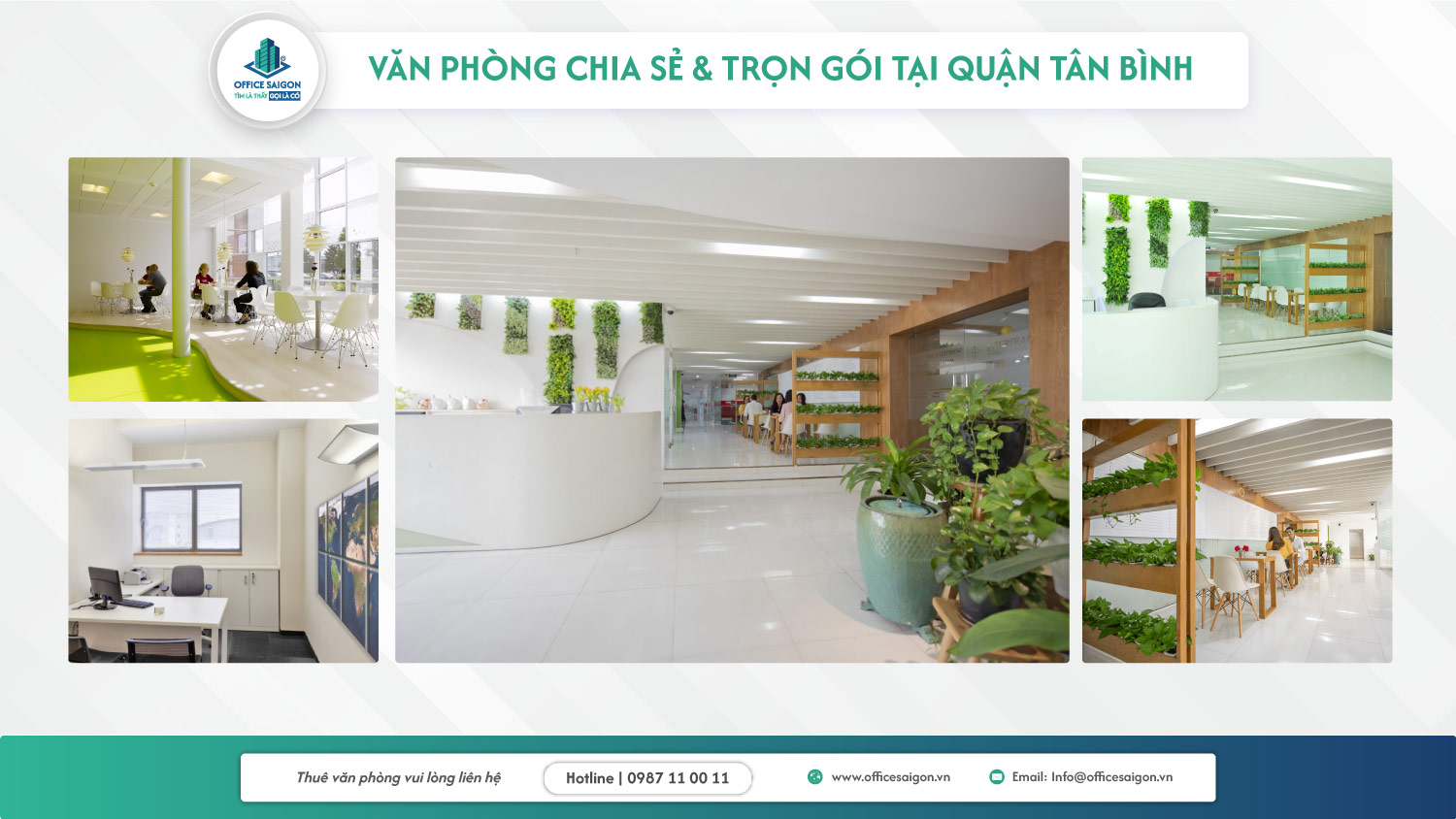 văn phòng trọn gói - chia sẻ - linh hoạt tại quận Tân Bình