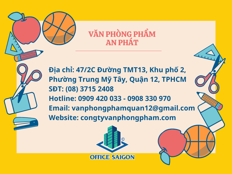 Văn phòng phẩm giá tốt tại TPHCM.