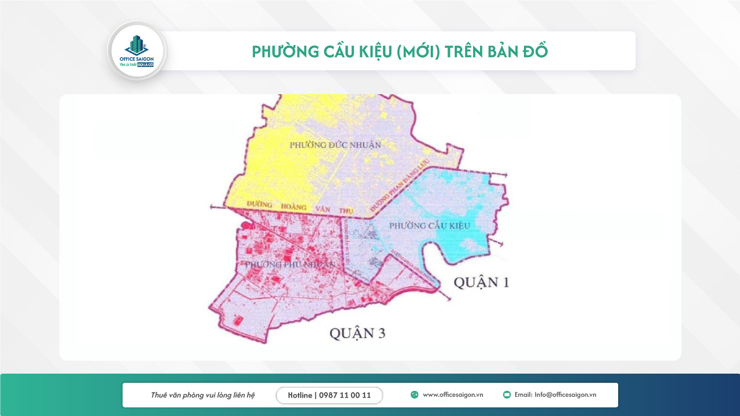 vị trí phường Cầu Kiệu trên bản đồ